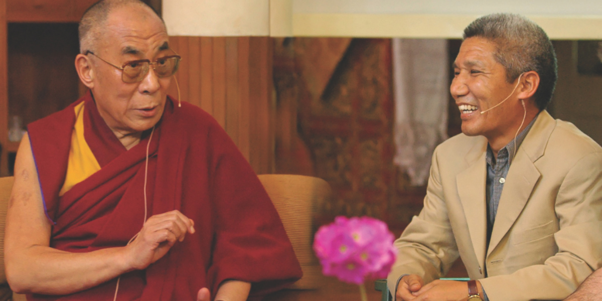 The Dalai Lama and Thupten Jinpa