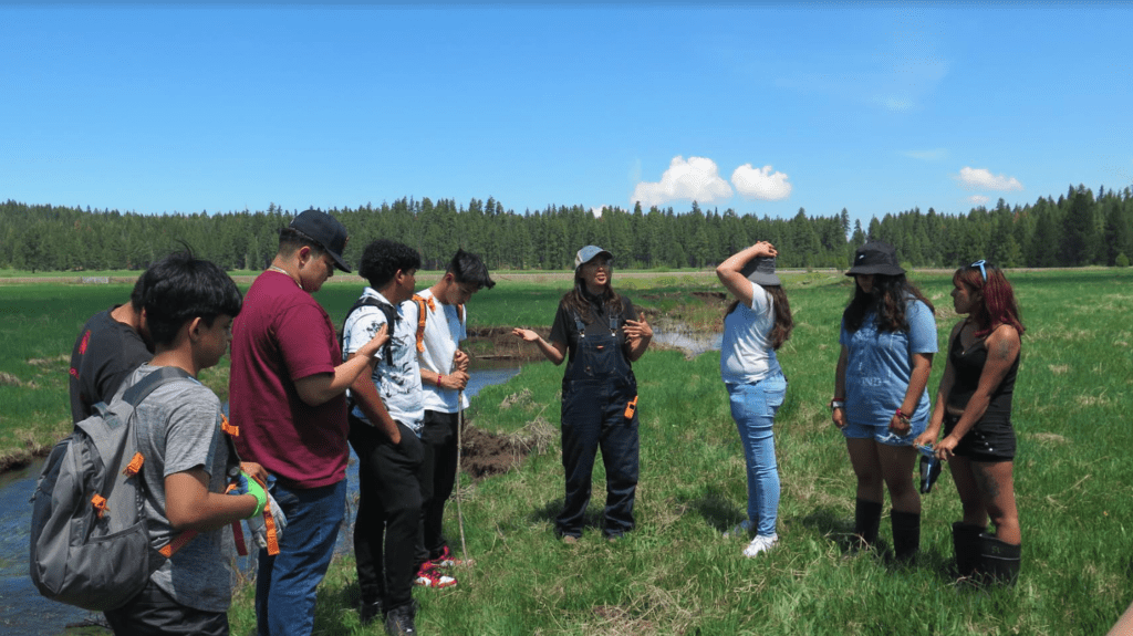 Climate change cohort engages in nature-based contemplative practices.